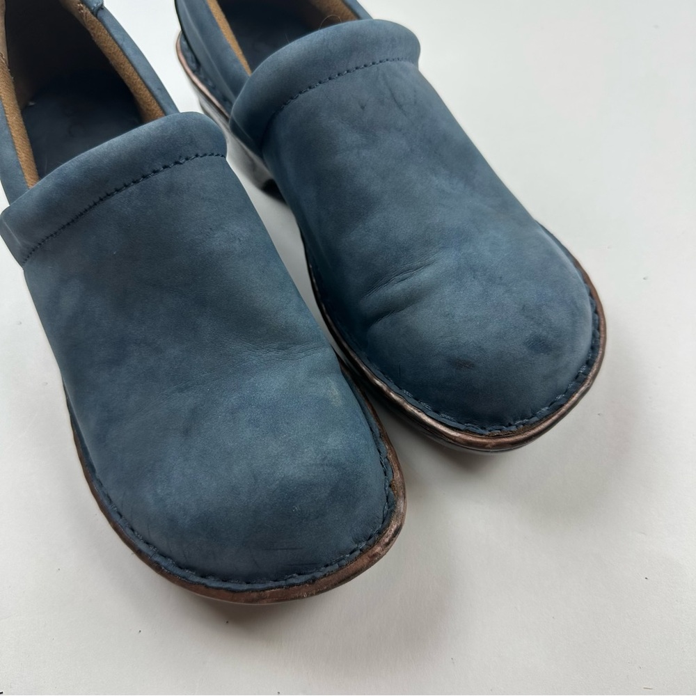 Boc Blue Peggy Clogs Shoes Size 9 - Picture 2 of 9